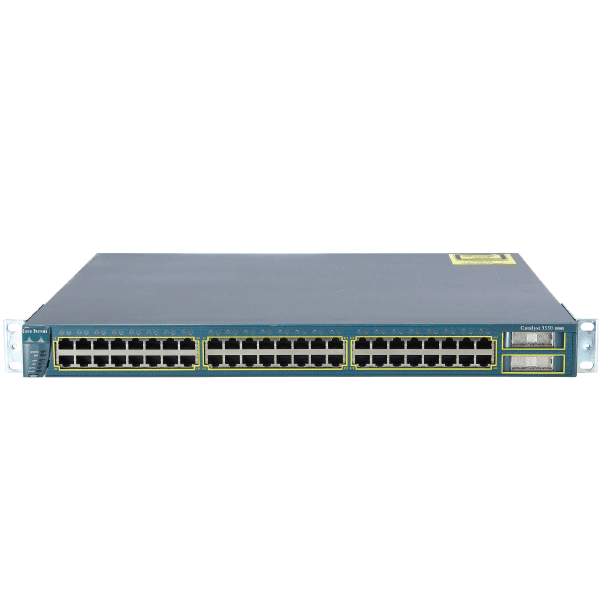 Cisco C3550 WS-C3550-48-SMI 48-Port 10/100 & 2 x Gigabit Port Switch | 3mth Wty