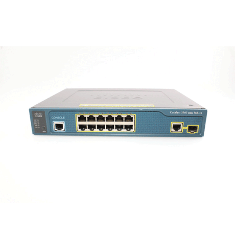 Cisco Catalyst 3560 WS-C3560-12PC-S 12-Port PoE  Layer 3 Network Switch