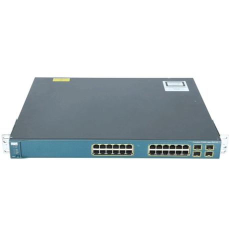 CISCO Catalyst 3560G WS-C3560 24PS-S 24 Gigabit Ports + 4 x SFP Gbe Switch