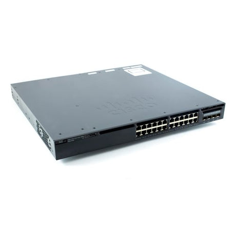 Cisco Catalyst 3650 WS-C3650-24PWS-S 24-Port GbE PoE+ Stackable Switch