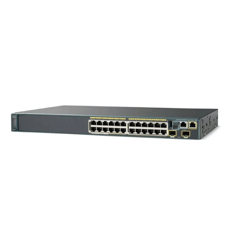 Cisco Catalyst WS-C2960S-24PD-L 24 x Gigabit Ports + 2 x 10G SFP+ 370W Switch