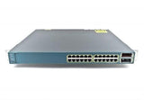 Cisco Catalyst WS-C3560E-24PD-S 24x GbE PoE Ports + 2 X2 10 Gbe 420W | B-Grade