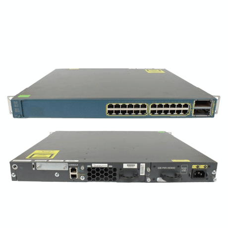 Cisco Catalyst WS-C3560E-24TD-S 24 x Gigabit Ports + 2 X2 10 Gbe Switch