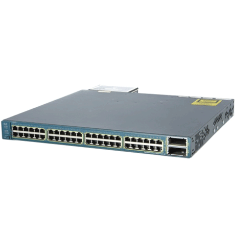 Cisco Catalyst WS-C3560E-48PD-SF 48 x Gigabit PoE Ports + 2 X2 10 Gbe 800W Switch