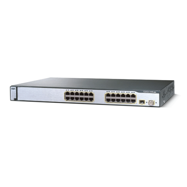 Cisco Catalyst WS-C3750-24TS-S 24 10/100 & 2 SFP 1 Gbe Ports Switch | 3mth Wty