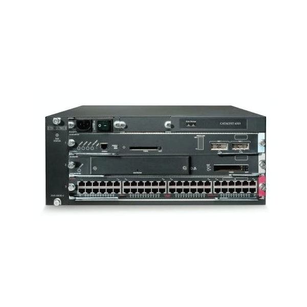 CISCO Catalyst WS-C6503-E | 4 x WS-X6418A-GE-45AF & 2 x WS-SUP32-GE-3B inlcuded