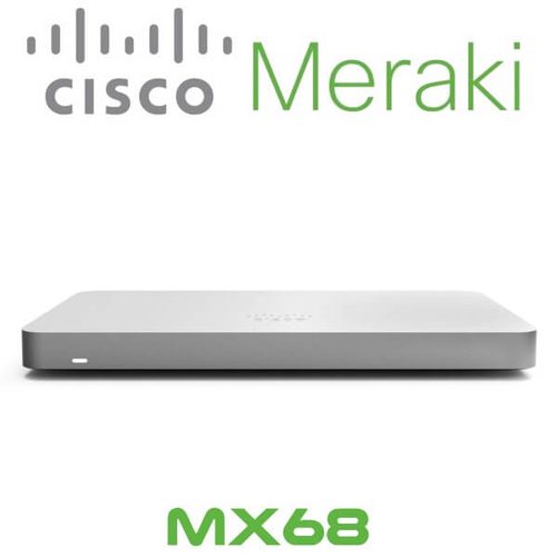 Cisco Meraki MX68CW Cloud Managed Firewall Refurbished - Product View