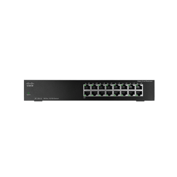 CISCO SF 100-16 16 Port  10/100 Rackmount Switch