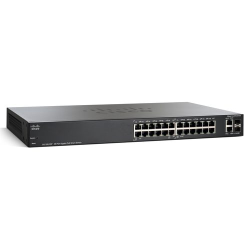Cisco SG200-26FP 26-Port Gigabit PoE+ Smart Switch 24x PoE 180W
