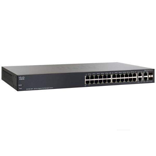 CISCO SG300-28PP 28-port Gigabit PoE Managed Switch | 3mth Wty