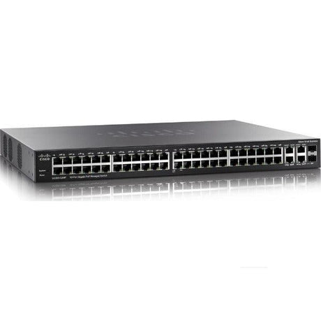 CISCO SG300-52MP 48-port Gigabit PoE+ 2 combo mini GBIC Switch | 3mth Wty