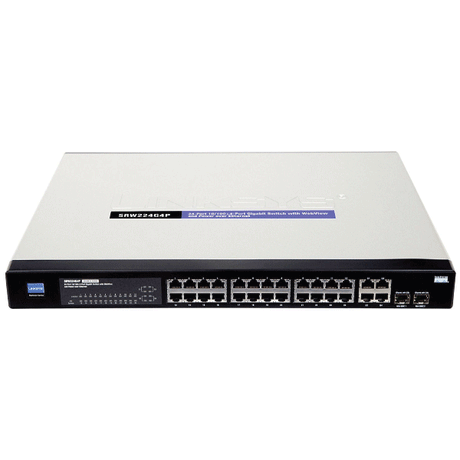 Cisco SRW224G4P 24-Port 10/100 + 4-Port Gigabit PoE Switch | 3mth Wty