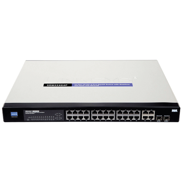 Cisco SRW224G4P 24-Port 10/100 + 4-Port Gigabit PoE Switch | 3mth Wty