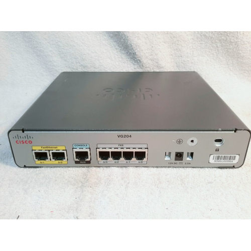 Cisco VG204 4-Port Analog VoIP Gateway Refurbished - Alternate View