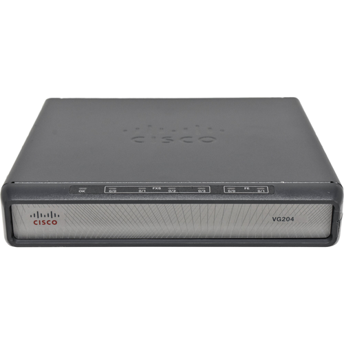 Cisco VG204 4-Port Analog VoIP Gateway Refurbished - Front View