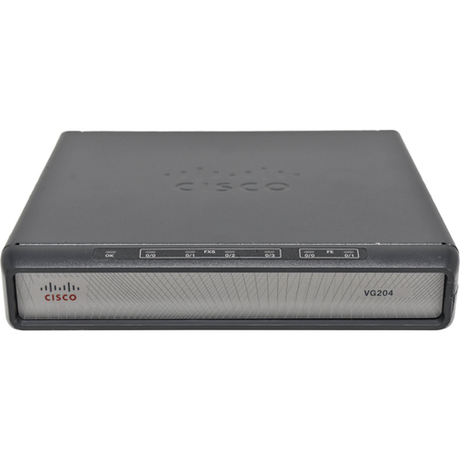 Cisco VG204 4-Port Analog VoIP Gateway Refurbished - Front View