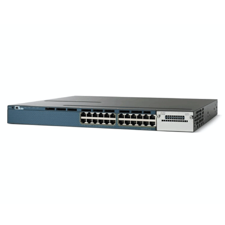 Cisco WS-C3560X-24P-S 24-Port Gigabit PoE+ Switch 1xPSU | C3KX-NM-10G Uplink