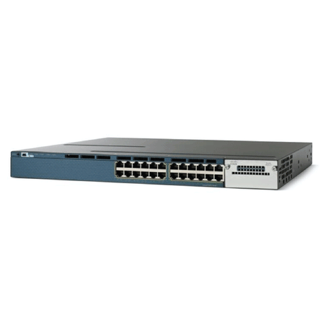 Cisco WS-C3560X-24P-S 24-Port Gigabit PoE+ Switch 1xPSU | No Uplink Module