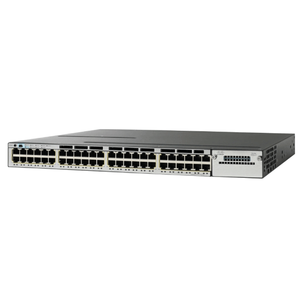 Cisco WS-C3560X-48P-S 48-Port Gigabit PoE+ Switch 1xPSU | C3KX-NM-10G Uplink