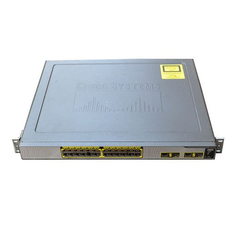 Cisco Catalyst Express WS-CE500-24PC 24-Port PoE Switch Refurbished - Angled View