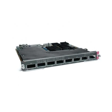 Cisco WS-X6708-10GE DFC3C Catalyst 6500 8-Port 10 Gigabit Ethernet Modul