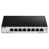 D-Link DGS-1100-08P 8-Port Gigabit EasySmart PoE Switch | 3mth Wty