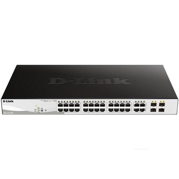 D-Link DGS-1210-28P 28-Port Unmanaged Gigabit PoE Desktop Switch | 3mth Wty