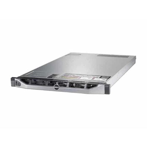 Dell PowerEdge R620 1U 8-Bay Refurbished Rack Server - Front View with Bezel
