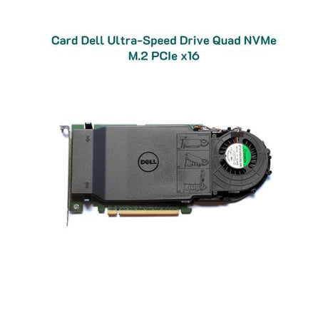 Dell Ultra-Speed Drive Quad PCIe x16 NVMe M.2 SSD Adapter Card