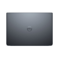 A closed Dell Latitude 7340 i7 13.3" laptop in dark gray is shown from above, featuring the centered Dell logo and showcasing this certified refurbished business ultrabook’s sleek, professional design.