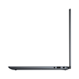 A sleek black Dell Latitude 7340 i7 1355U 1.7GHz 16GB 256GB SSD 13.3" W11P business laptop, shown from the left side with its slim profile and ports visible, is displayed on a plain white background. Certified refurbished.