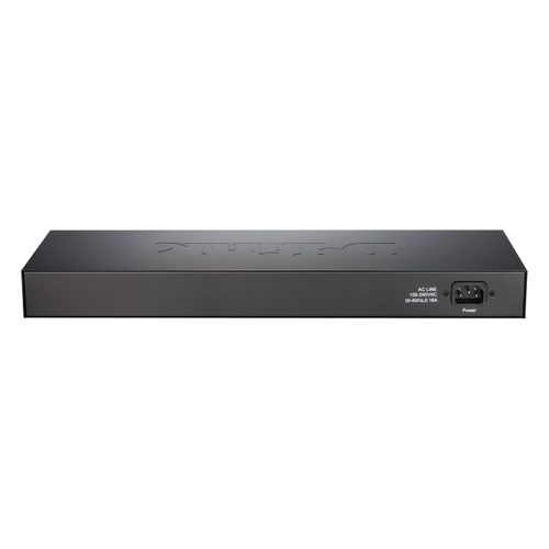 D-Link DES-1024R 24-Port Rack Switch rear panel ports