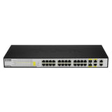 D-Link DES-1228P 24-Port PoE Switch 4x GbE 2x SFP