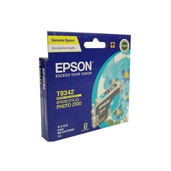 Epson T0342 Cyan Ink Cartridge | Genuine & New