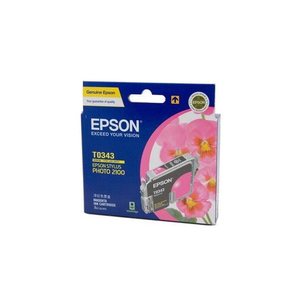 Epson T0343 Magenta Ink Cartridge | Genuine & New