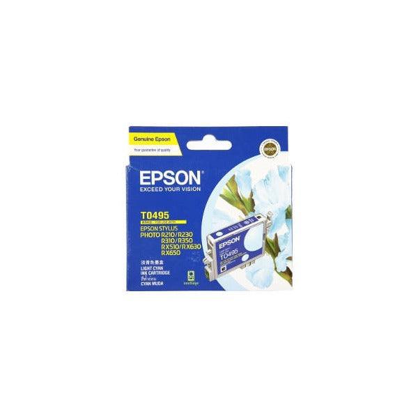 Epson T0495 Light Cyan Ink Cartridge | Genuine & New