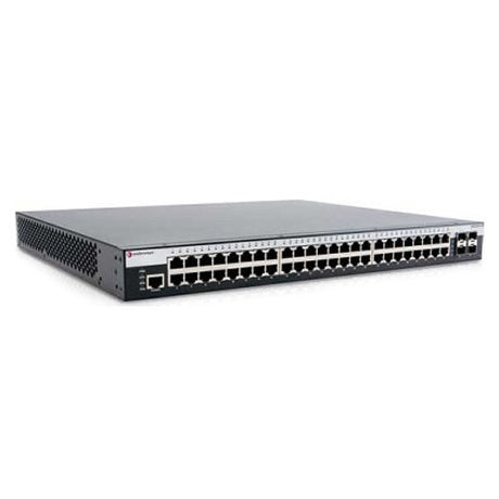 Extreme Networks 08G20G4-48P Refurbished Switch - Angled View