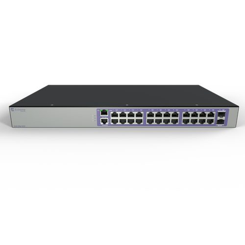 Extreme Networks 210-24p-GE2 24-Port PoE+ Switch — angled view