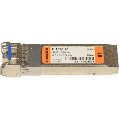Flexoptix P.1396.10 10G SFP+ LR Transceiver 1310nm 10km SMF LC Duplex