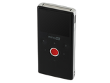Flip Video MinoHD M3160S angled view showing compact design