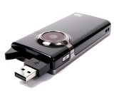Flip Video MinoHD M3160S built-in USB flip-out connector