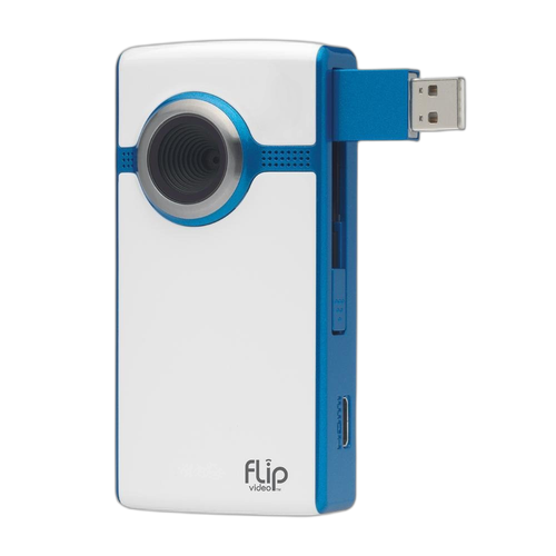 Flip Video UltraHD U260W 4GB 720p HD Pocket Camcorder - Angled View