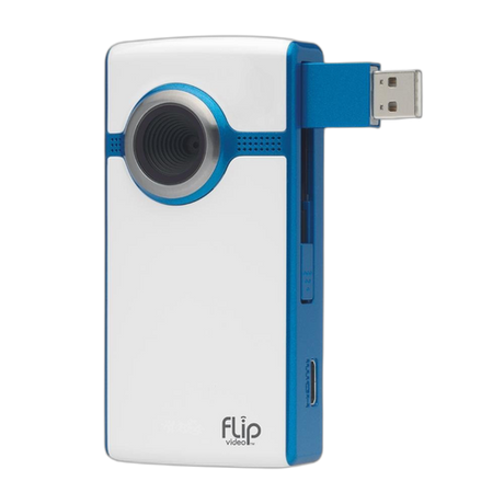Flip Video UltraHD U260W 4GB 720p HD Pocket Camcorder - Angled View