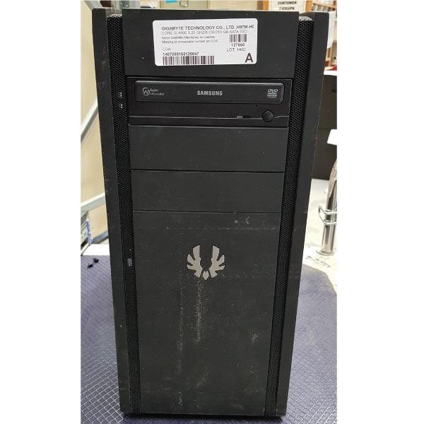 Gigabyte Tower i5 4460 3.2GHz 8GB 240GB SSD DW NO OS Computer | 3mth Wty