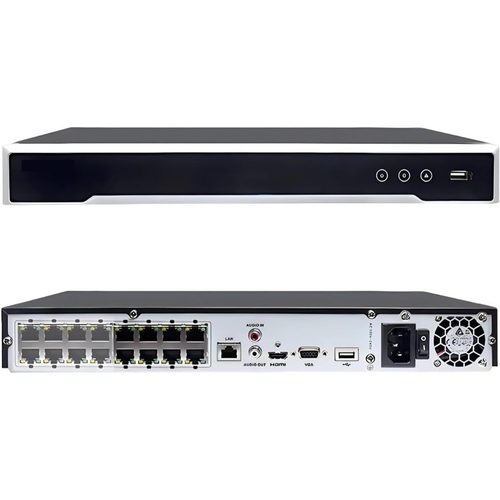 Hikvision DS-7616NI-SP 16-Channel PoE NVR front view