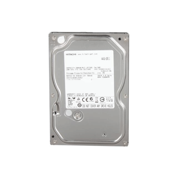 Hitachi HDS72105 500GB 3.5" SATA 3.0Gb/s 7200RPM Hard Drive | 3mth Wty