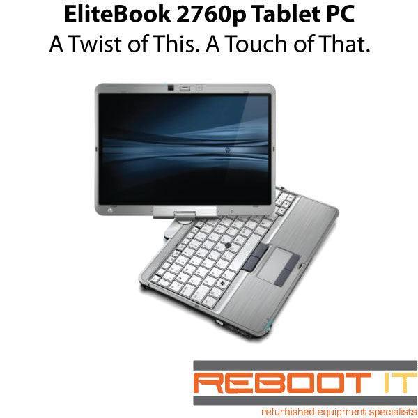 HP 2760p EliteBook Tablet Core i5 2540M 2.6GHz 4GB 320GB 12" Touch Screen Win 7 Laptop