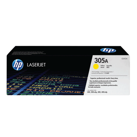 HP 305A CE412A Yellow Toner Cartridge | Genuine & Brand New