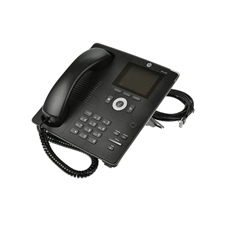 HP 4120 IP Phone Black Handset & Stand | 3mth Wty