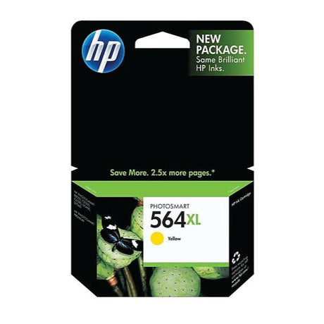 HP 564XL Yellow High Yield Ink Cartridge CB325WN | Genuine & Brand New